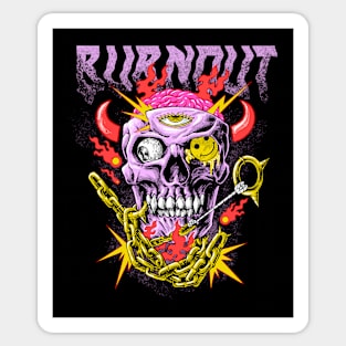 Burnout Sticker